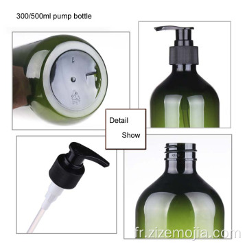 500 ml bouteille de shampoing en plastique vide de haute qualité pour animaux de compagnie